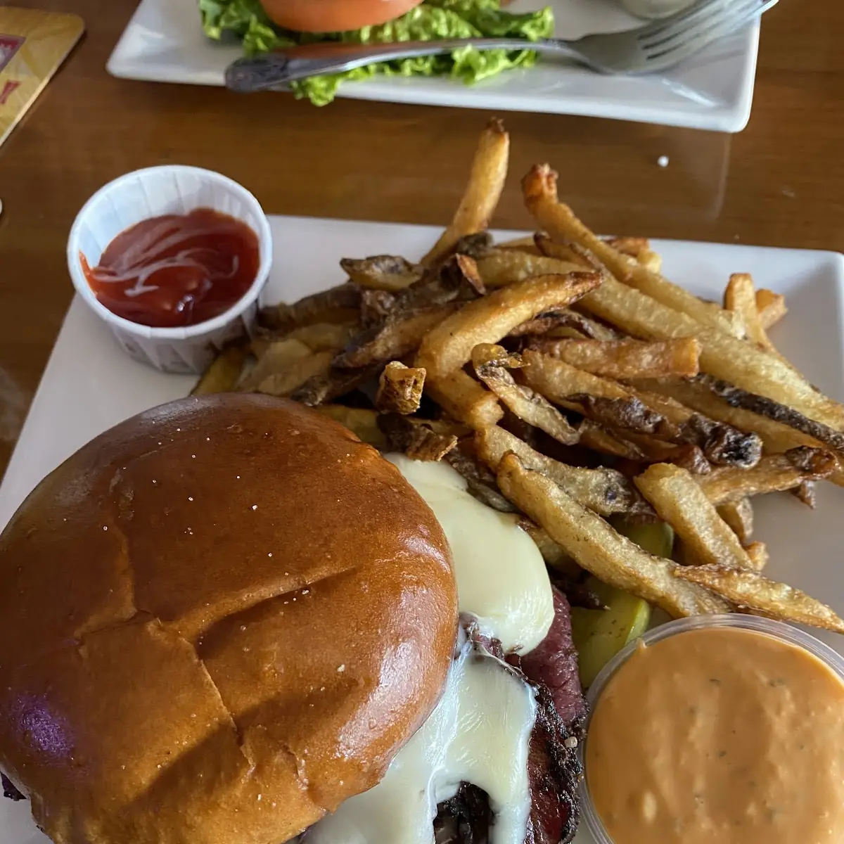 Mushroom Swiss Burger