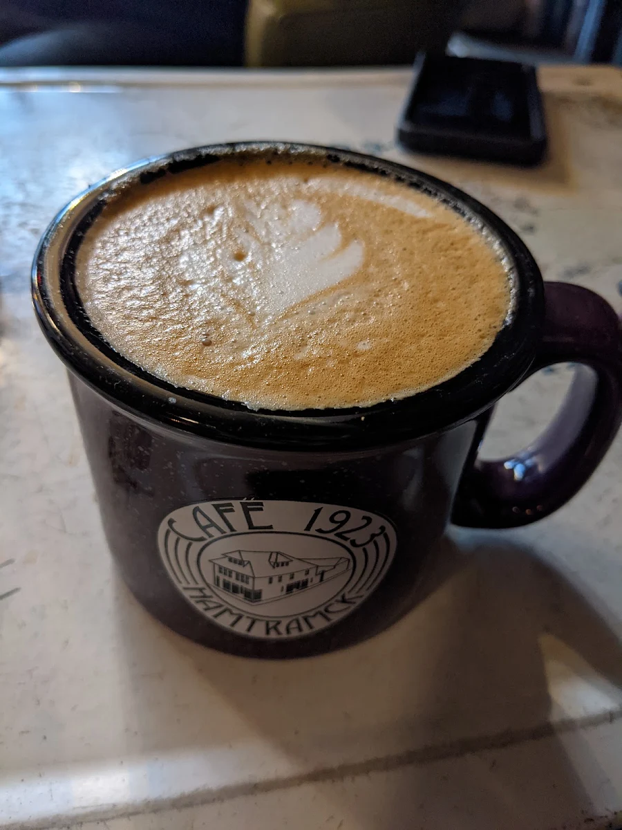 Latte Made with Almond Milk