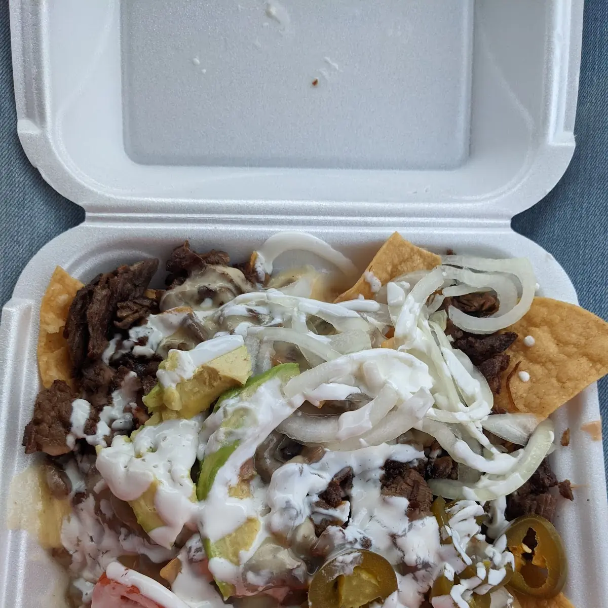 Super Nachos Asada Steak