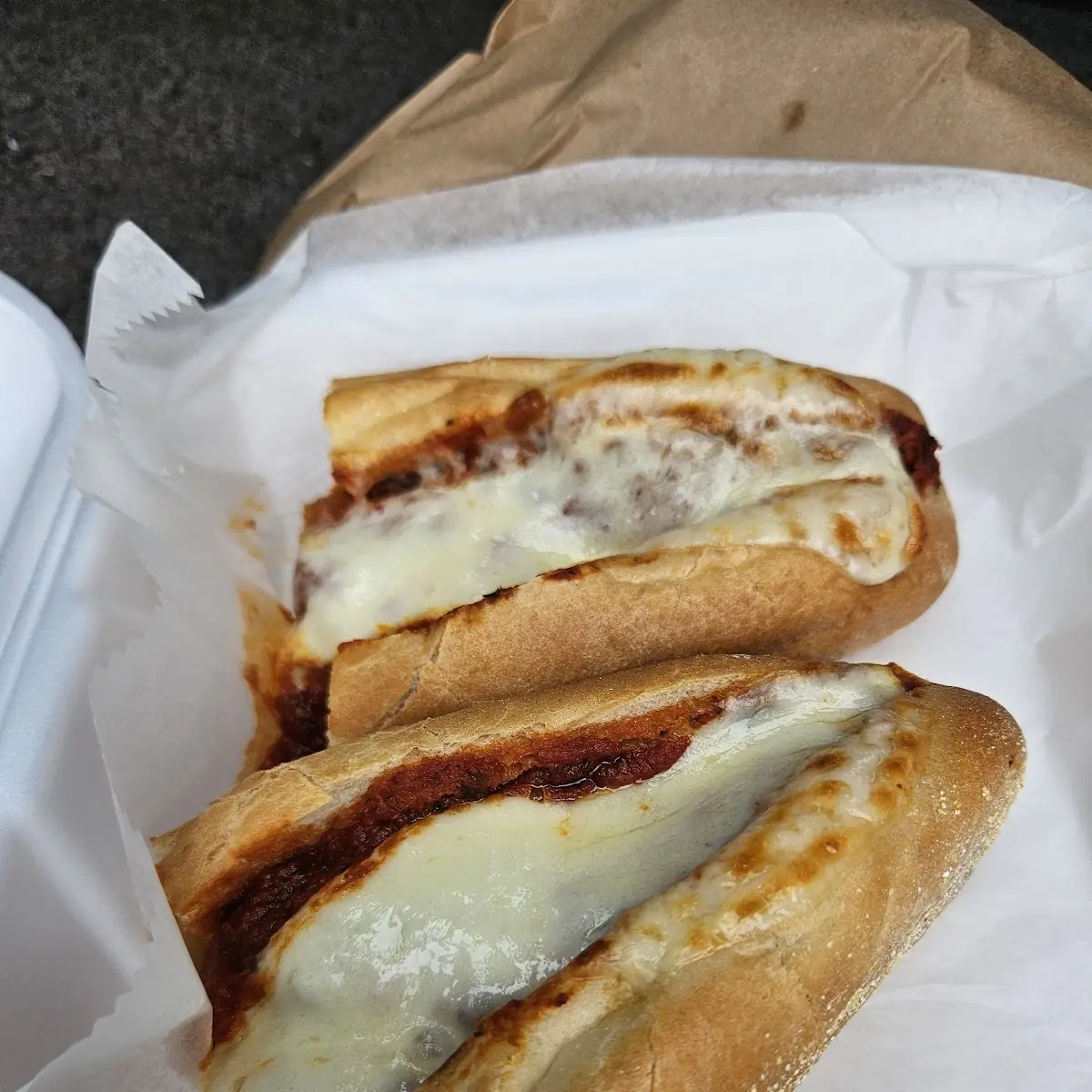 Chicken Parmesan Sandwich Toasted