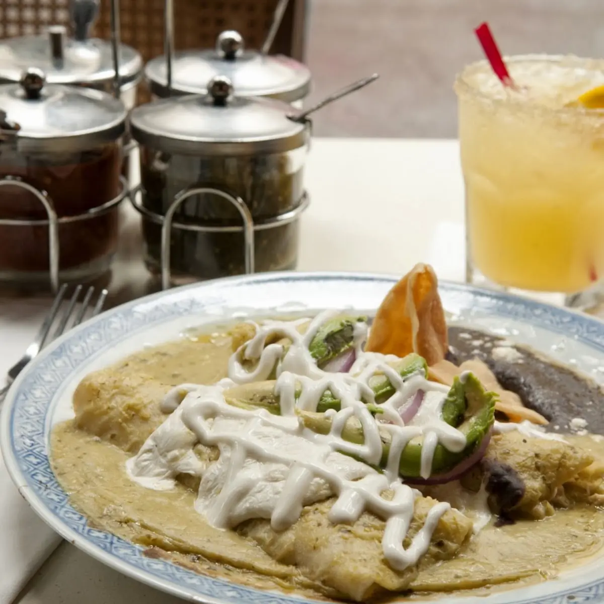 Enchiladas Verdes Plato