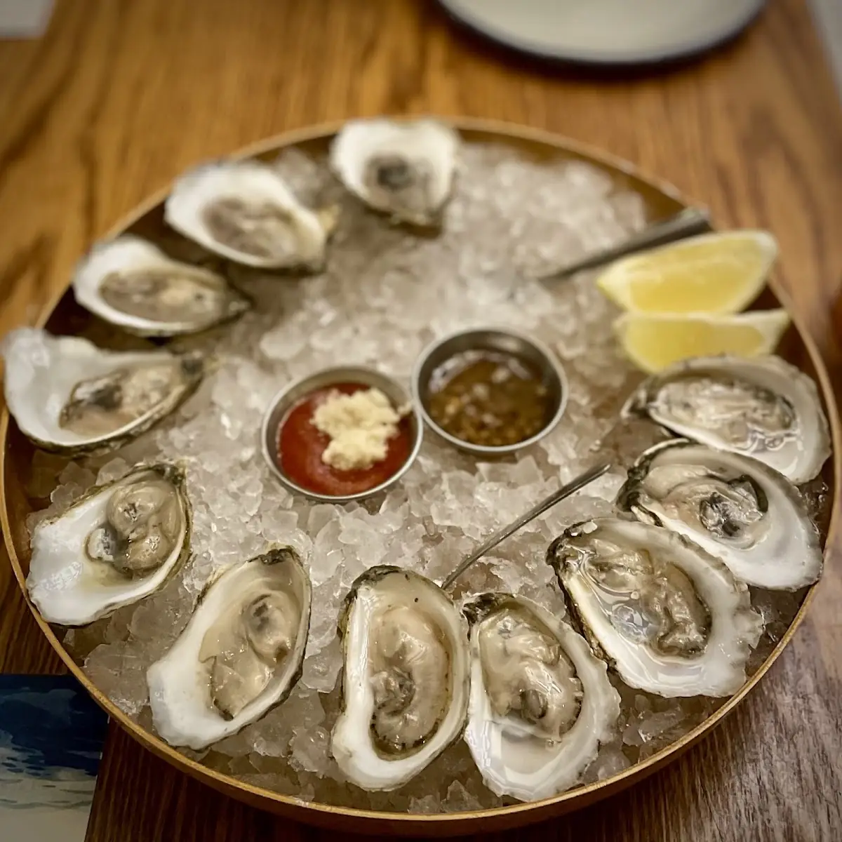Raw Oysters on Half Shell