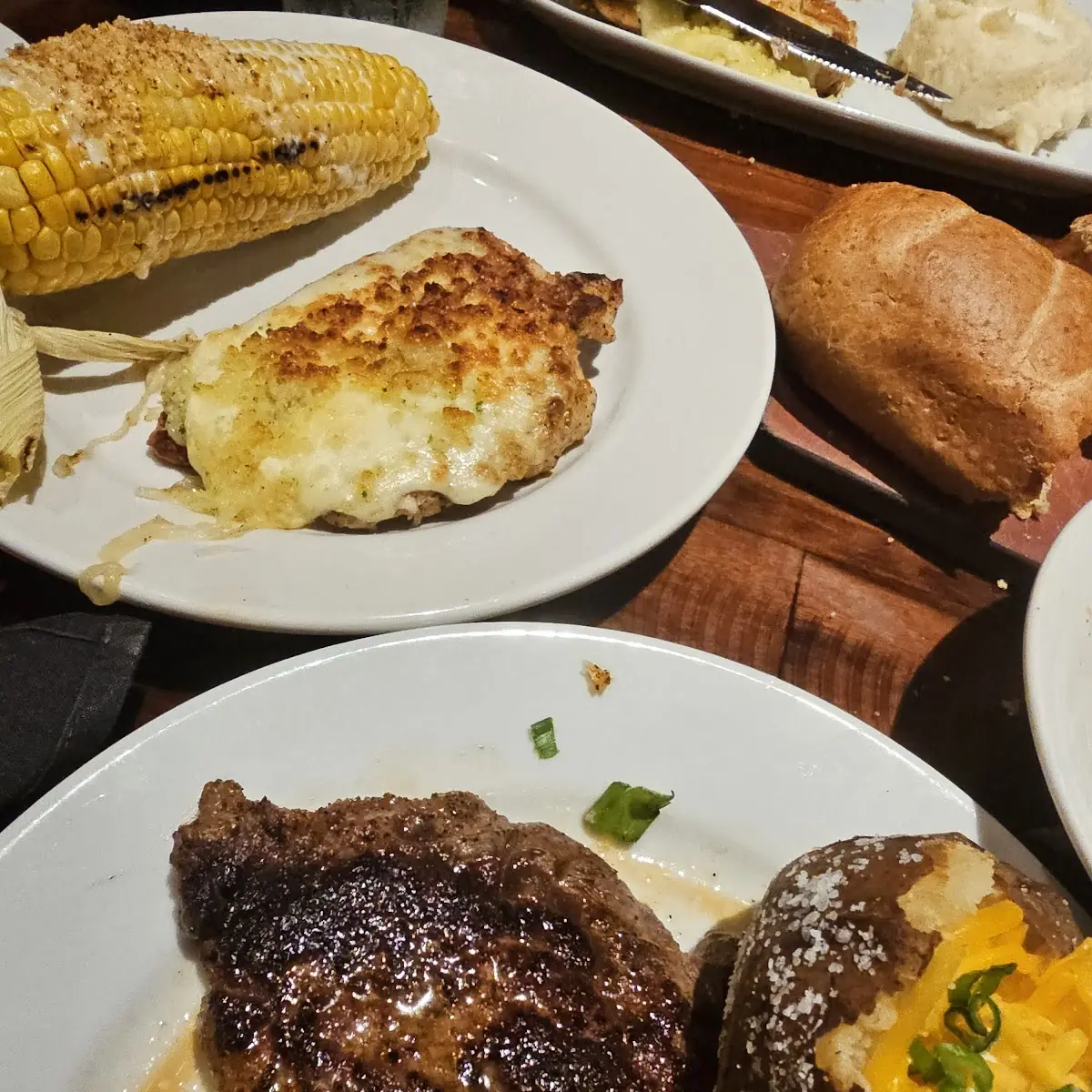 Ribeye Steak and Chicken Parmesan