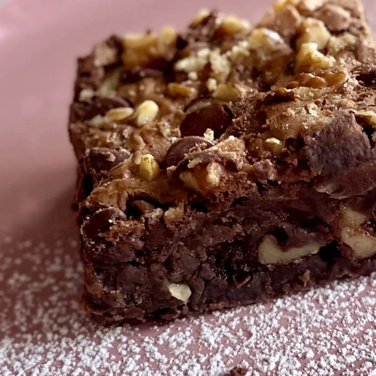 Chocolate Brownie Con Nueces