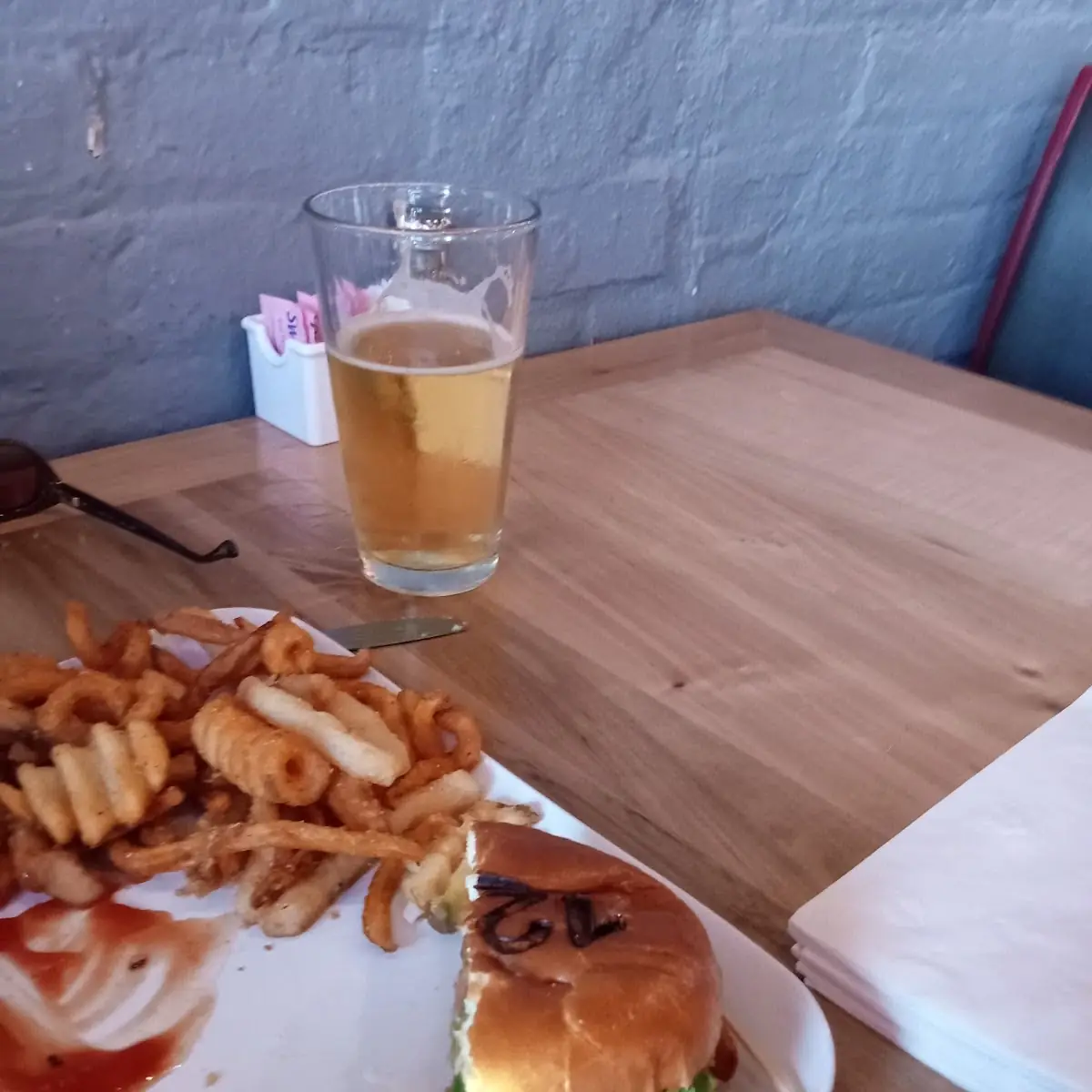 Burger and Fries