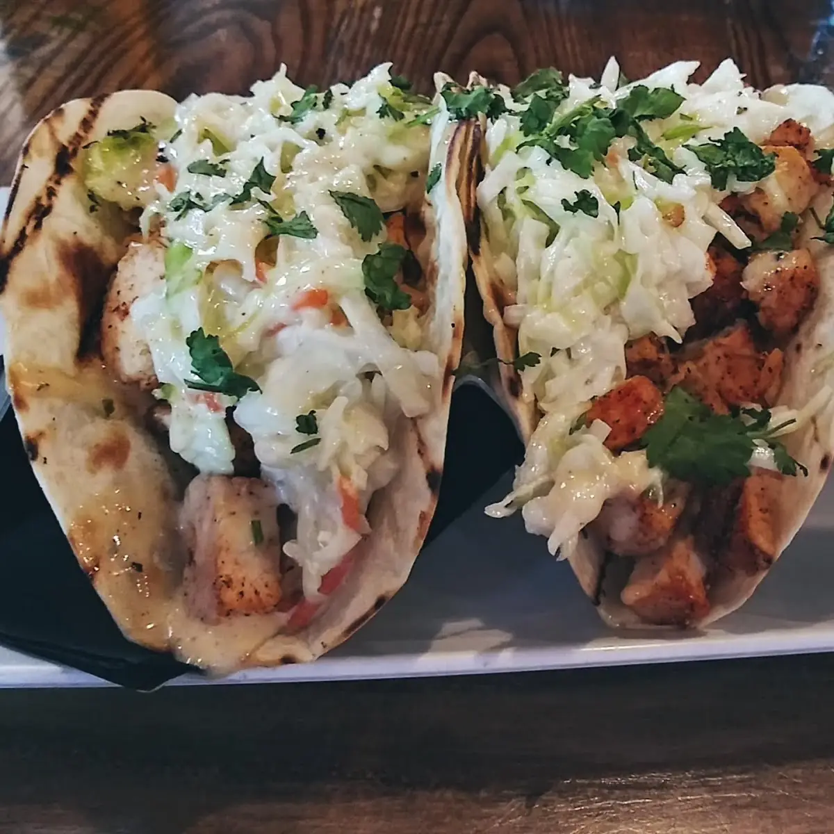 White BBQ Chicken Tacos