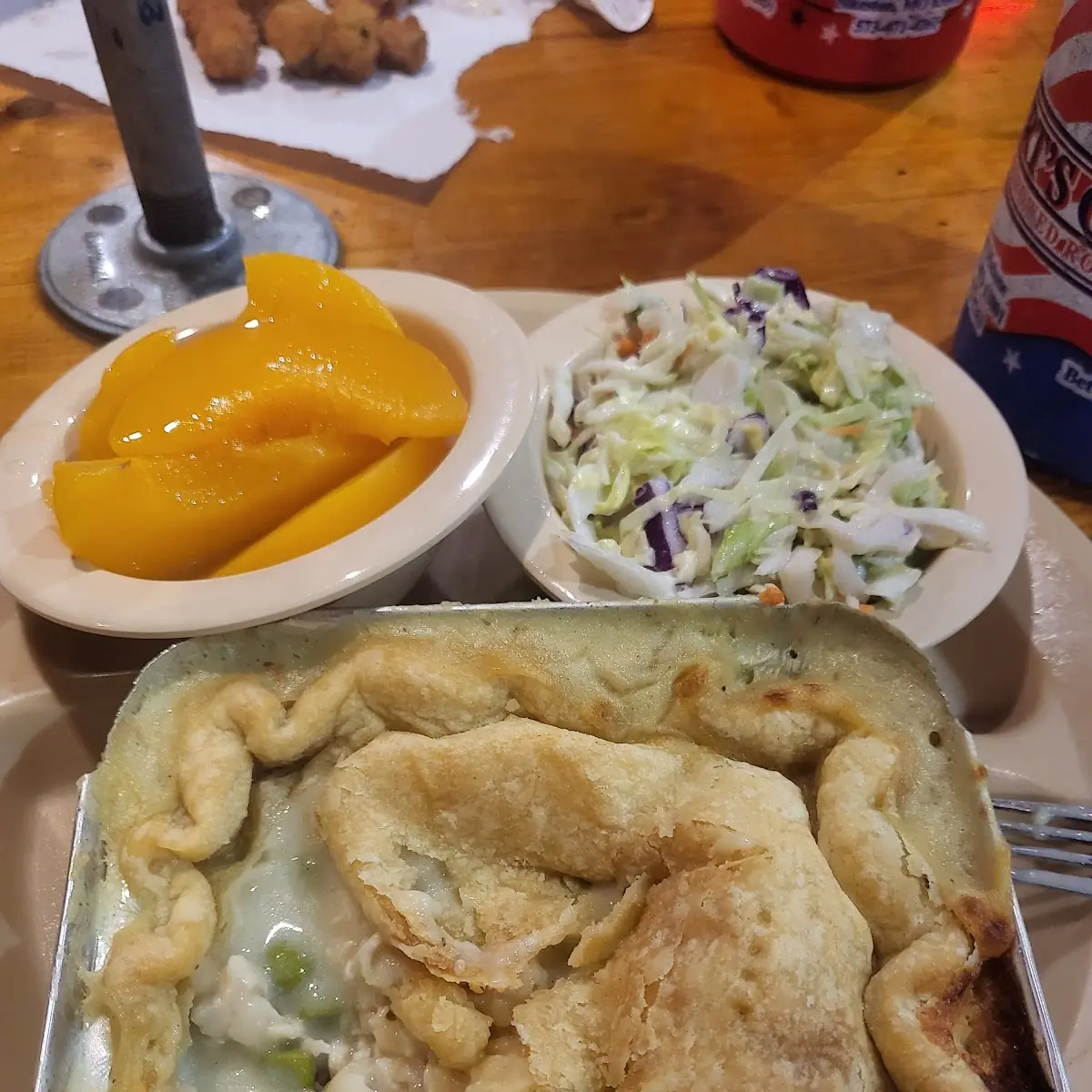Chicken Pot Pie with Sides