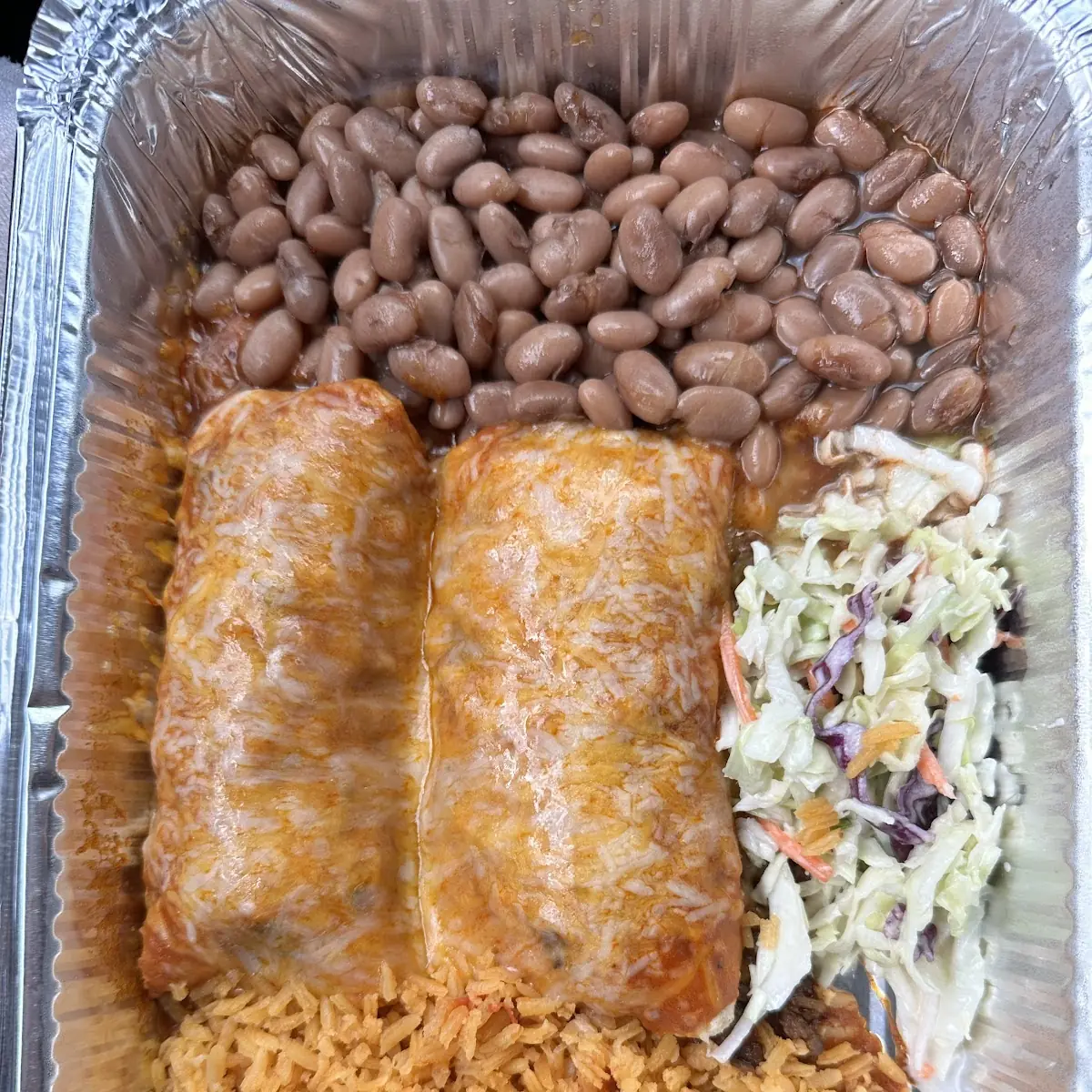 Beef Enchiladas Plate