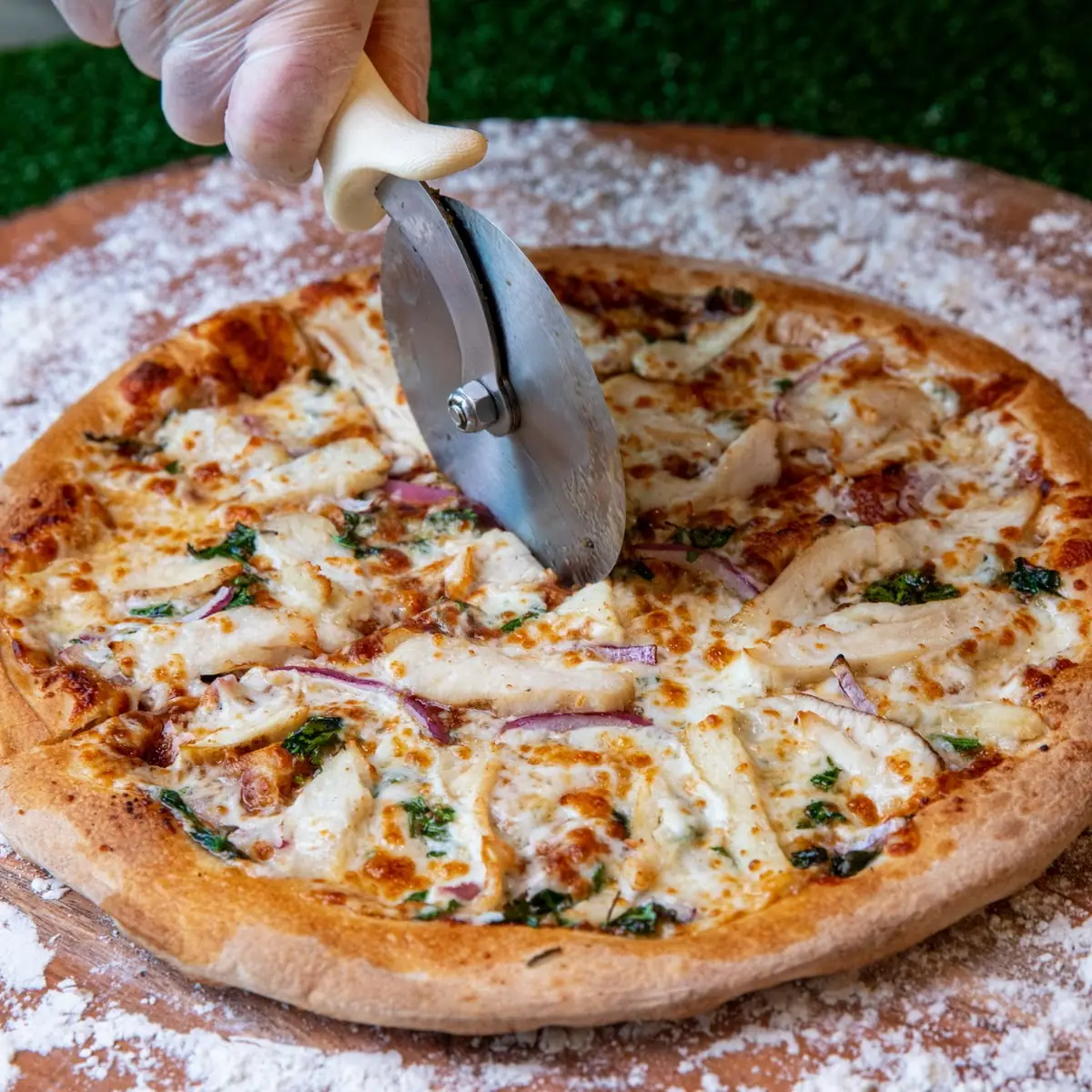 Specialty White Pizza