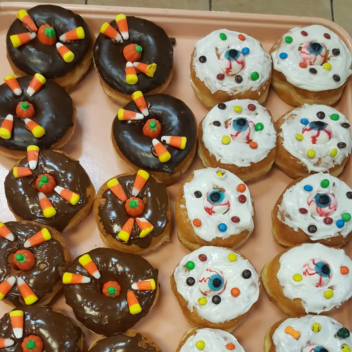 Haloween Sprnkle Cake Donuts