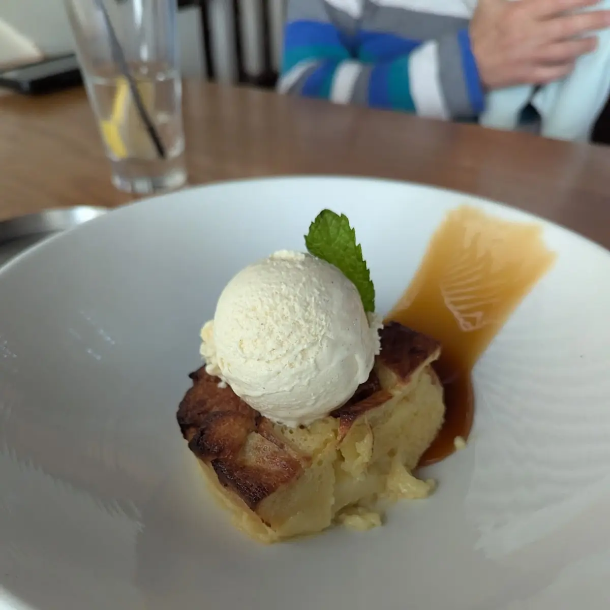 White Chocolate Bread Pudding