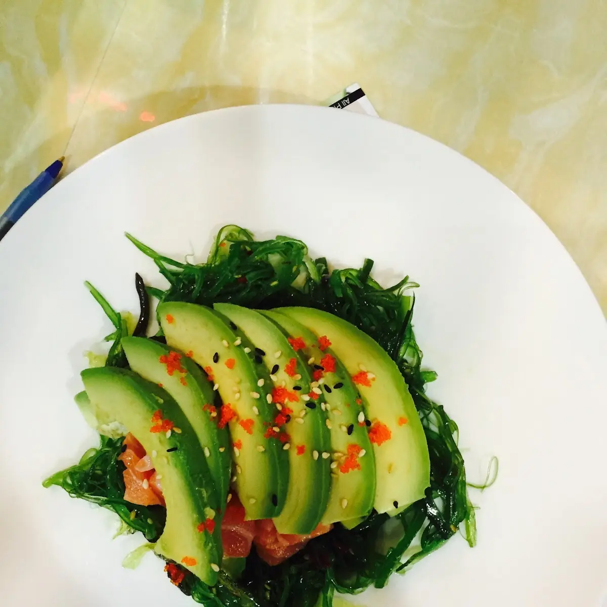Sashimi Avocado Salad