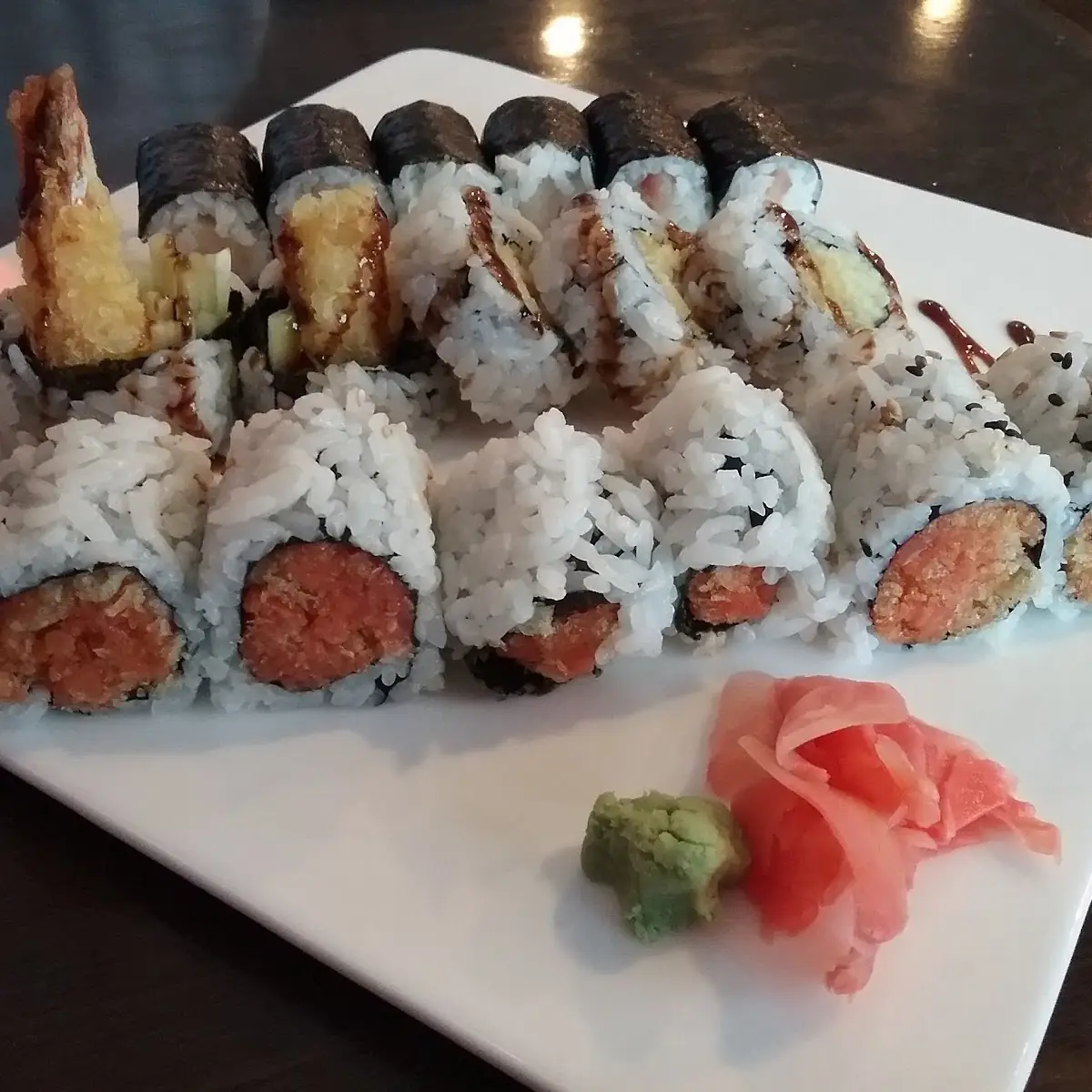 Tuna Roll and Shrimp Tempura Roll