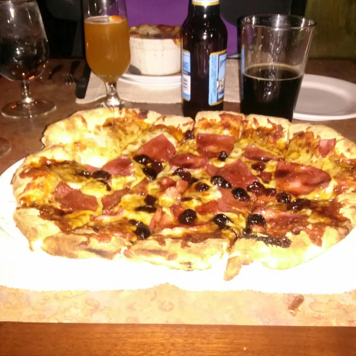 Cherry Tomato Teriyaki Chicken Pizza