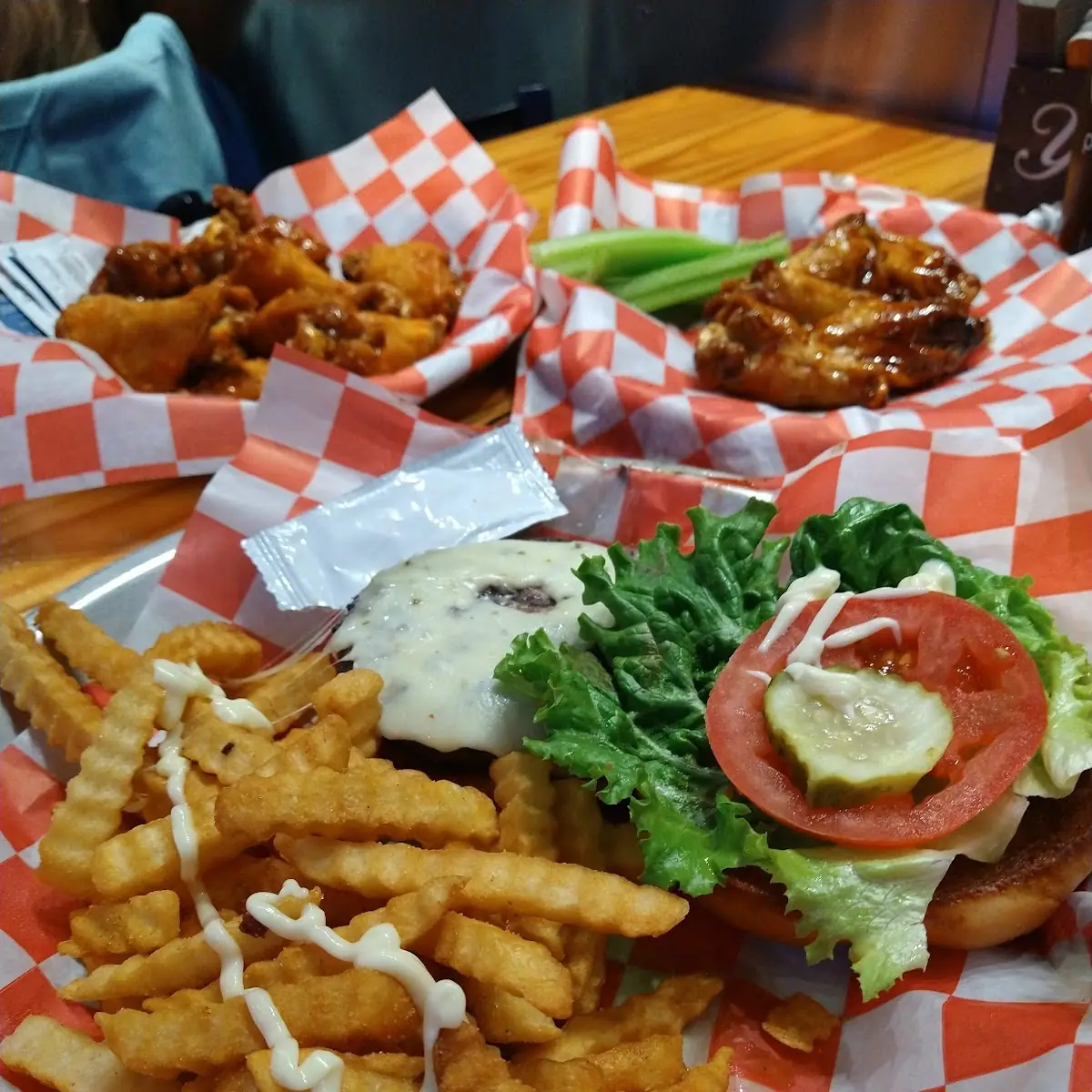 Fried Dressed Cheeseburger with Pepper Jack Cheese