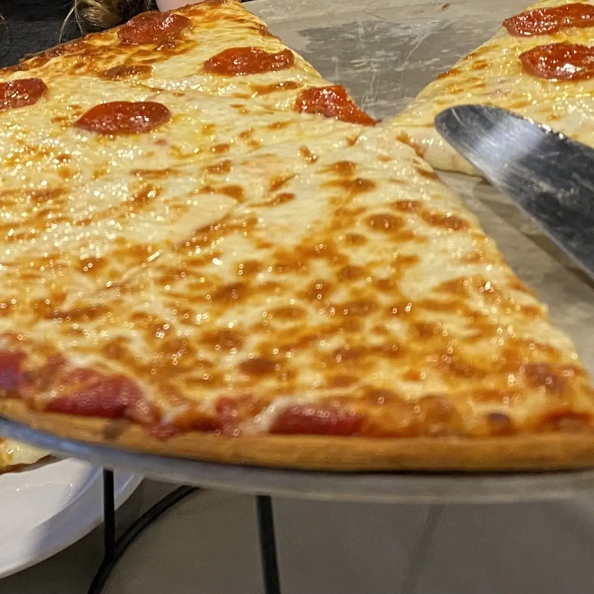 Half Cheese Half Pepperoni Pizza