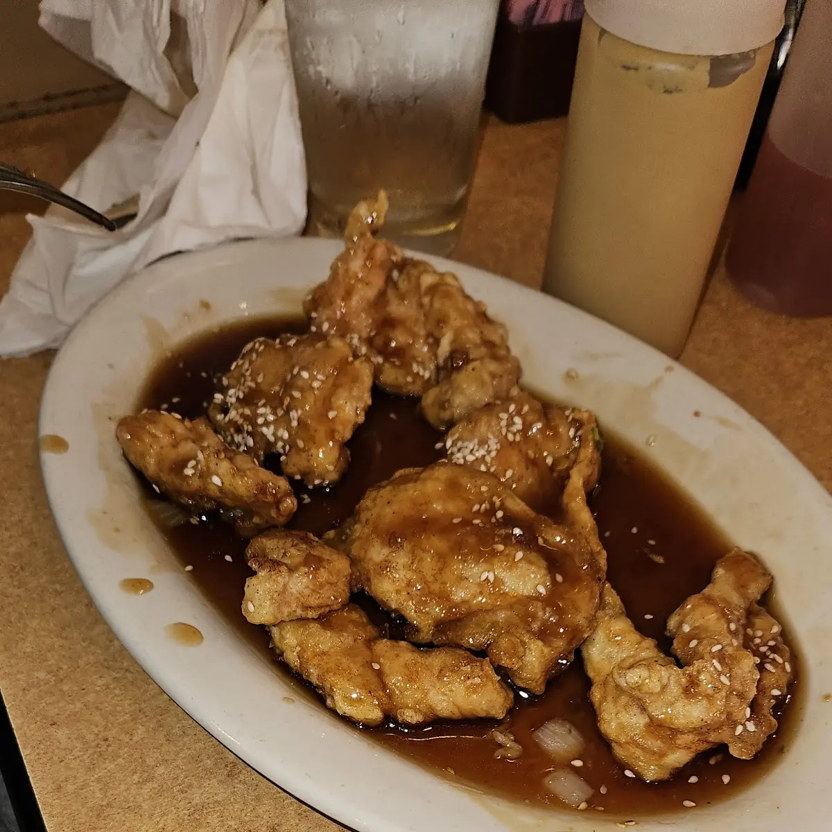 Crispy Chicken with House Garlic Sauce