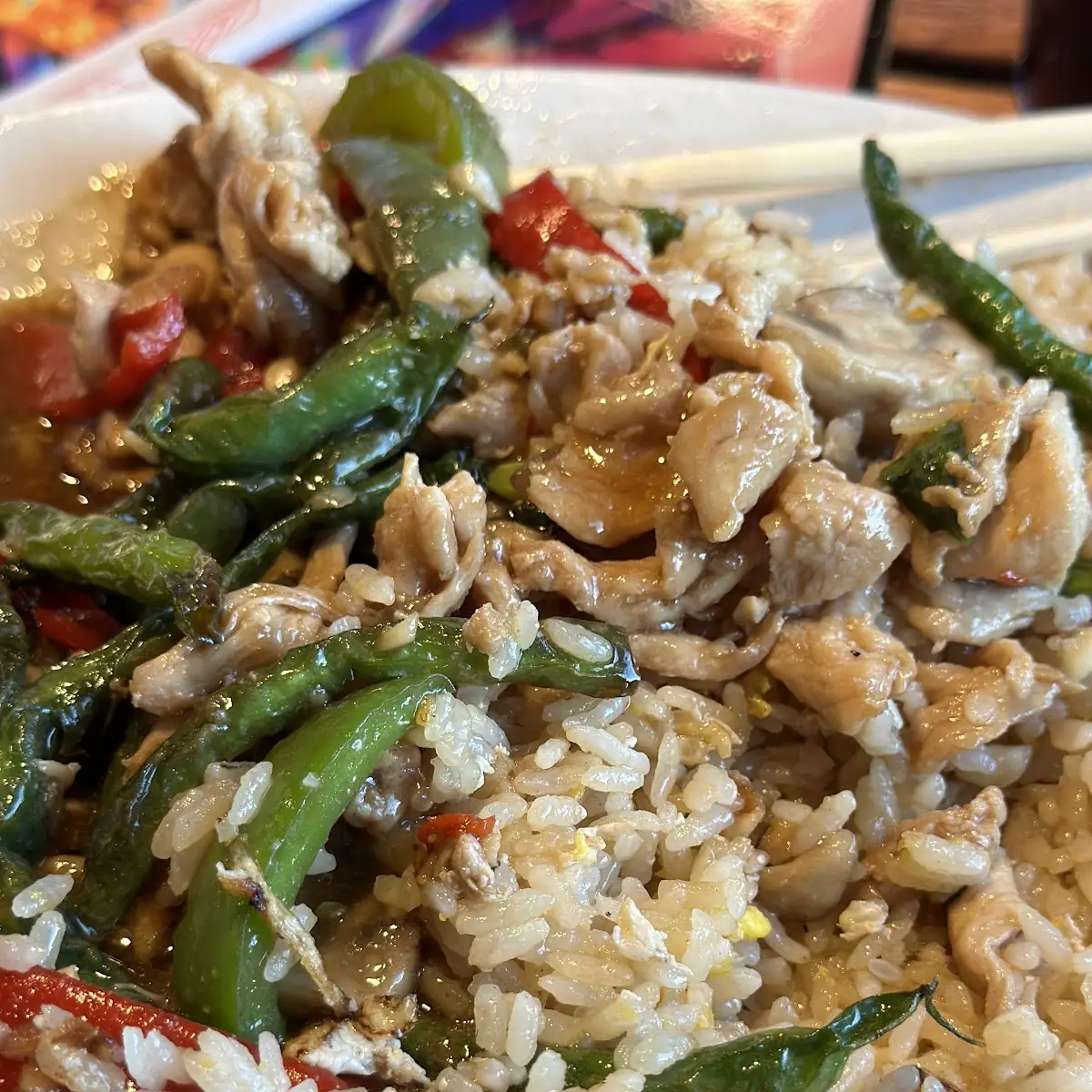 Kung PO Chicken Fried Rice