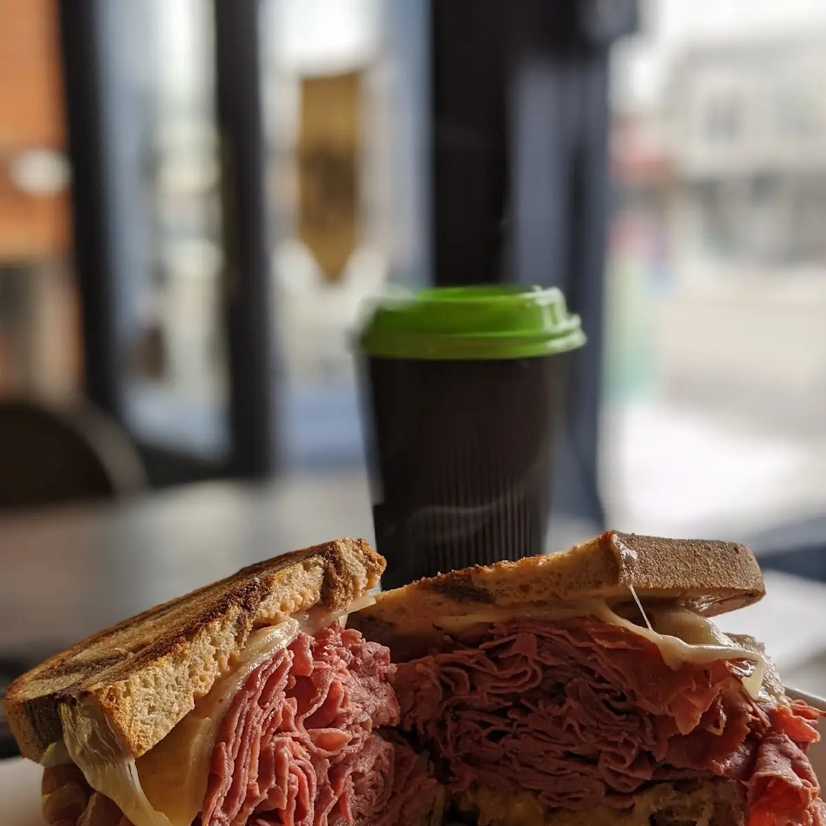 1/2 corned beef reuben