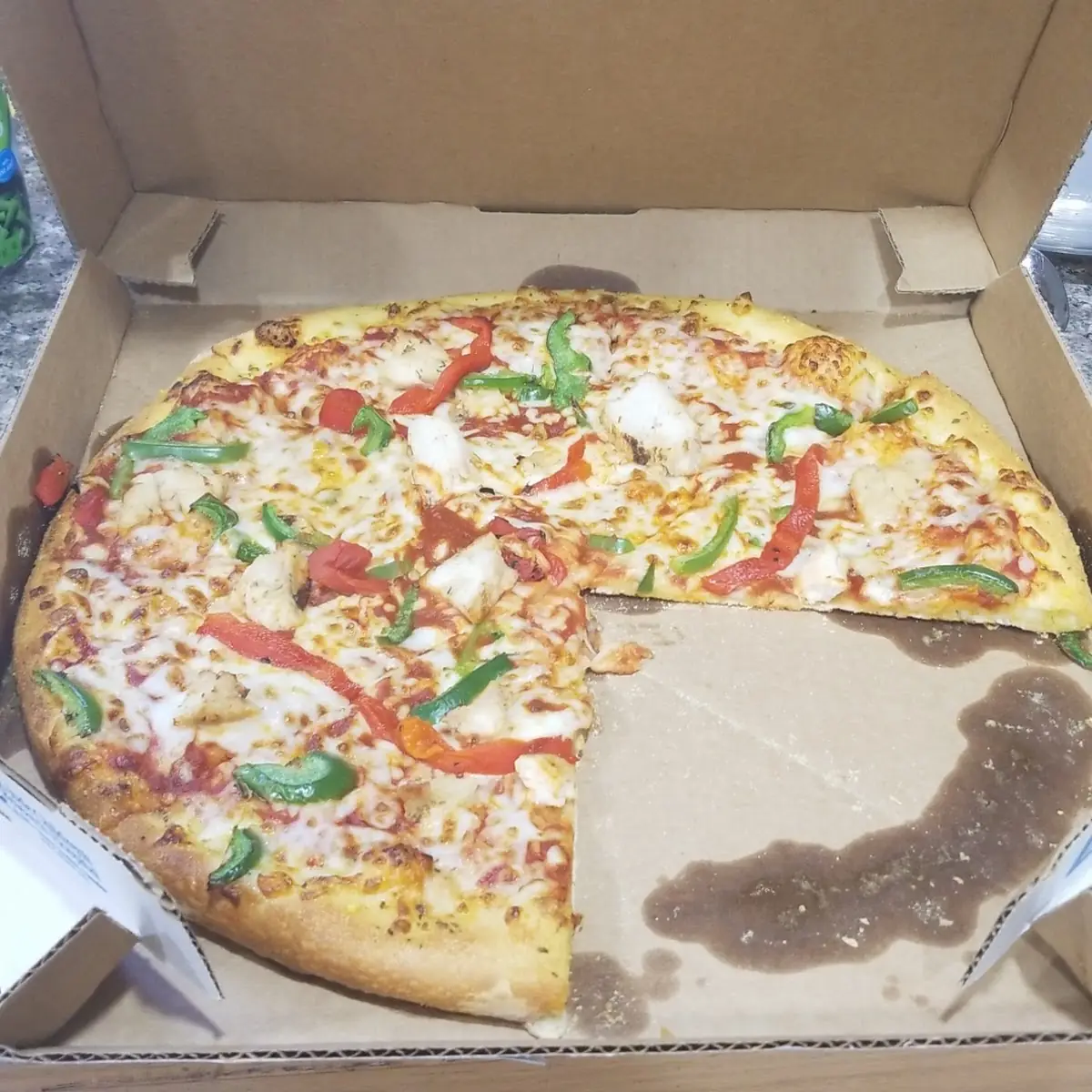 Premium Chicken with Red and Green Peppers