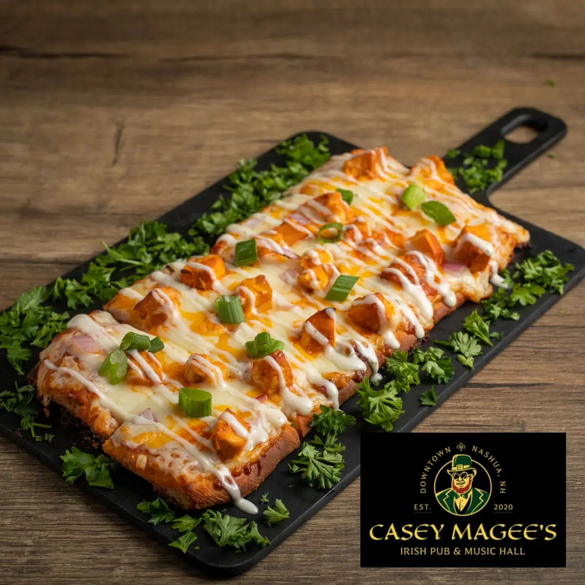 Buffalo Chicken Flatbread