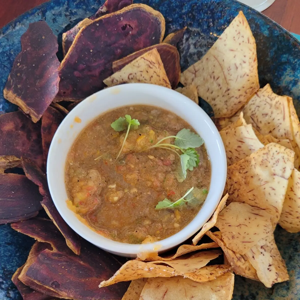 Green Chile Salsa and Chips