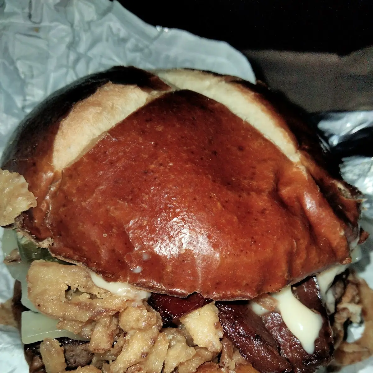 Pretzel Bacon Cheeseburger Combo