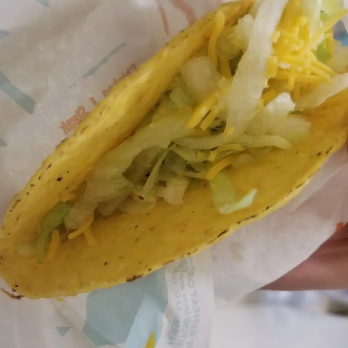 Shredded Chicken Hard Taco