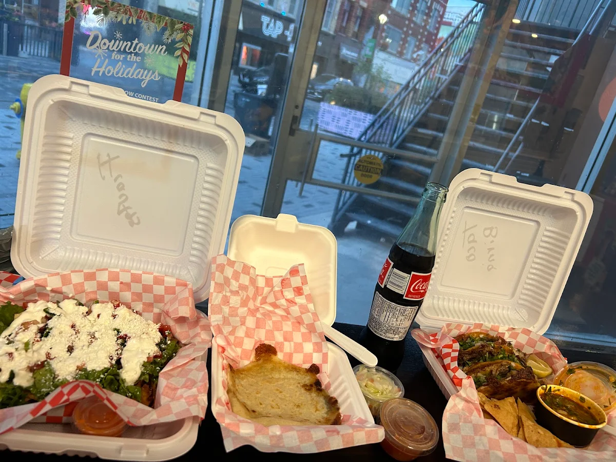 Chicken Flautas Pupusa Birria Tacos