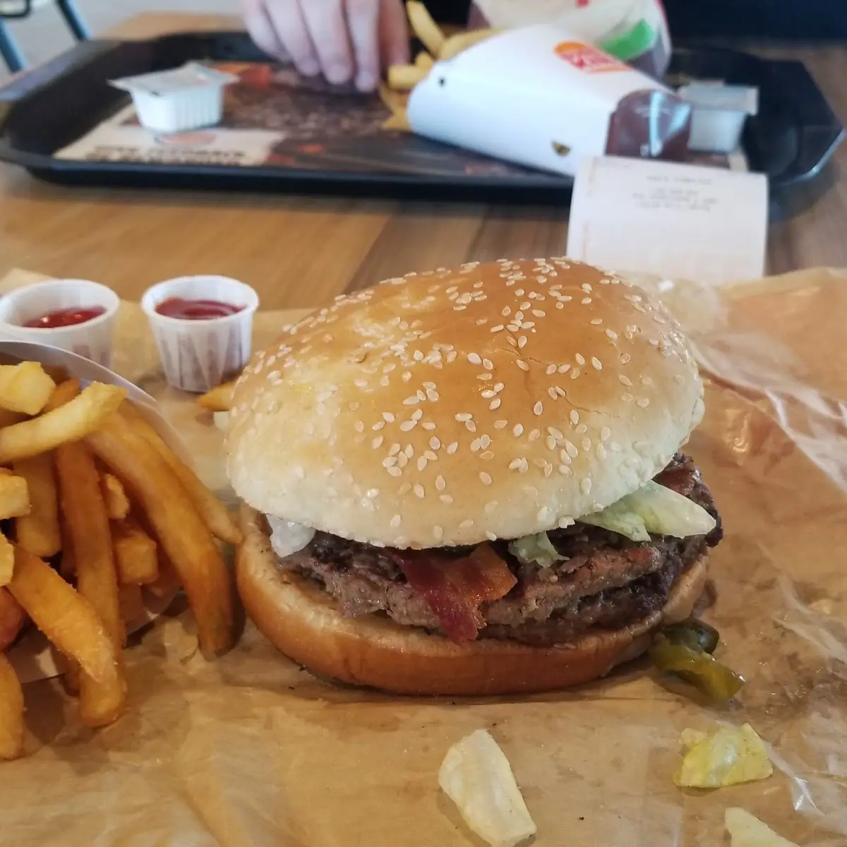 Texas Burger and Fries