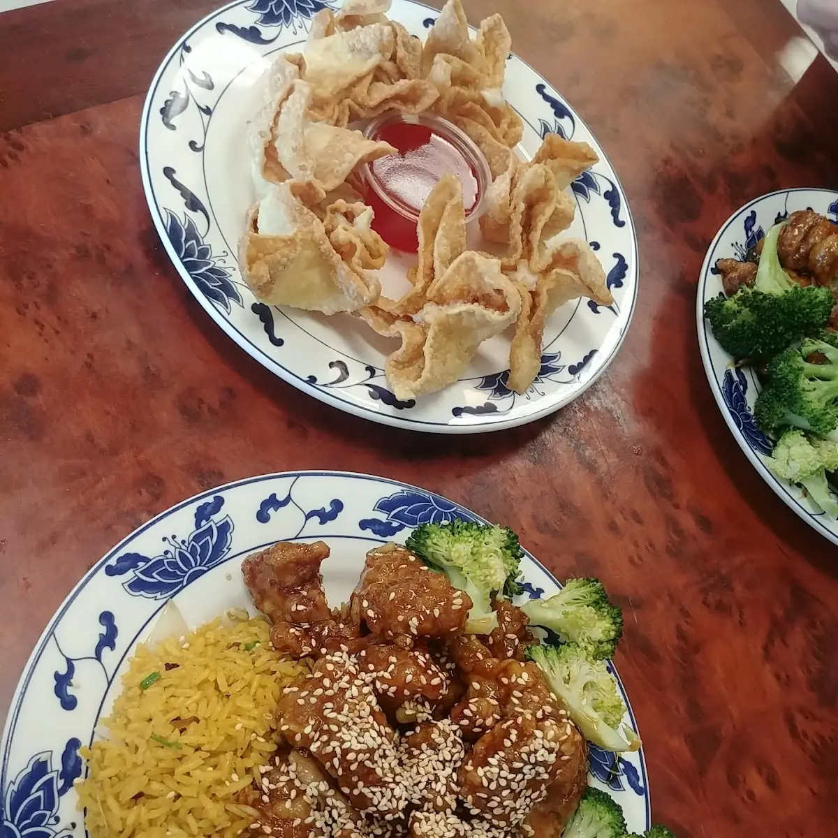 Sesame Chicken Pork Fried Rice