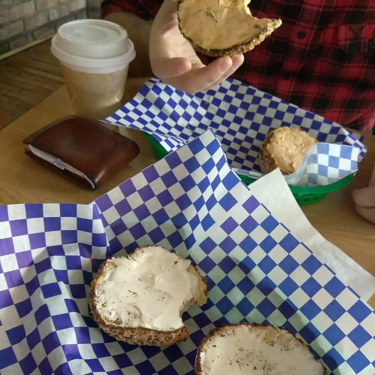 Everything Bagel with Cream Cheese