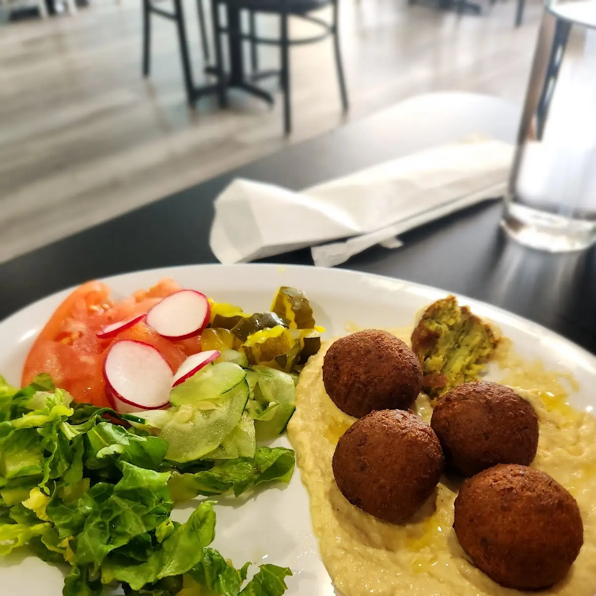 Falafel and Hummus Appetizer