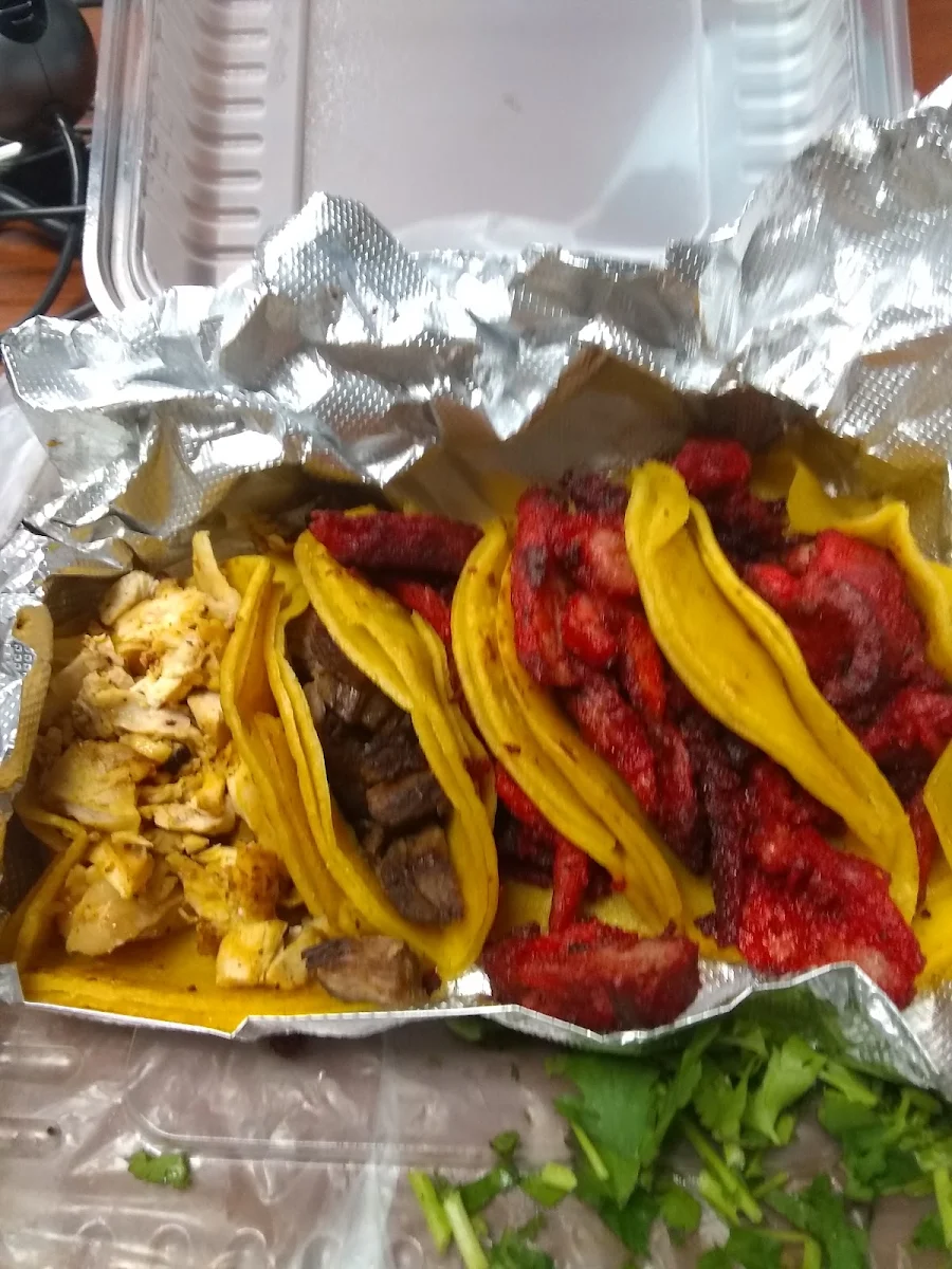 Corn Tacos Al Pastor Carne Asada Pollo Chicken