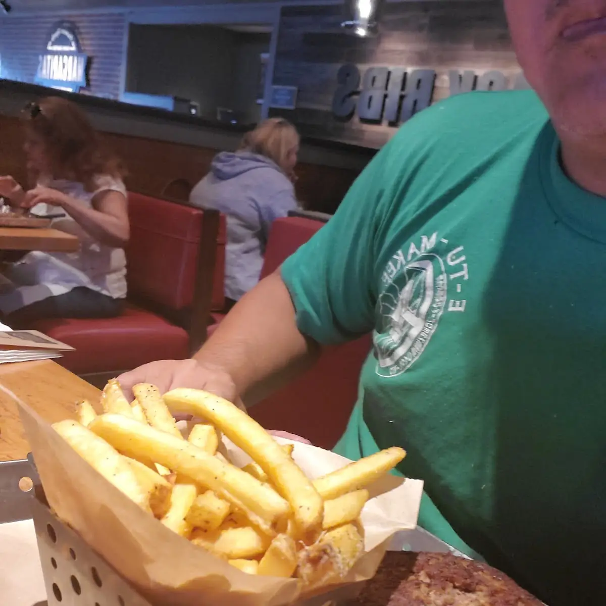 Burger and Fries