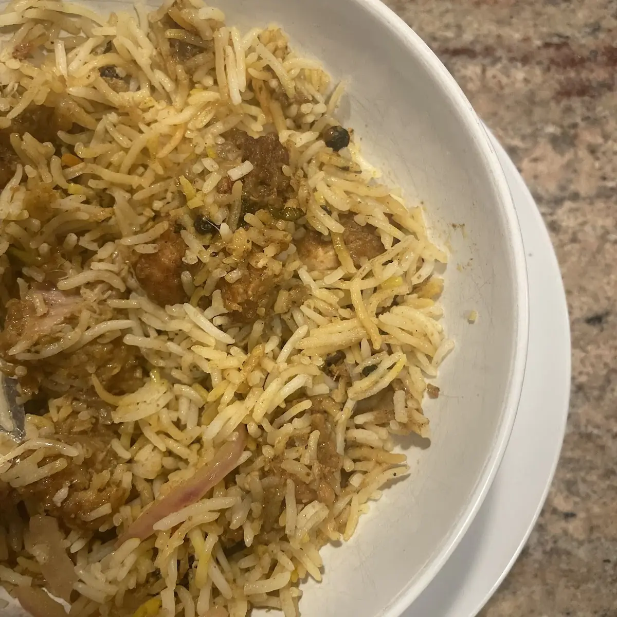 Fried Chicken Biryani