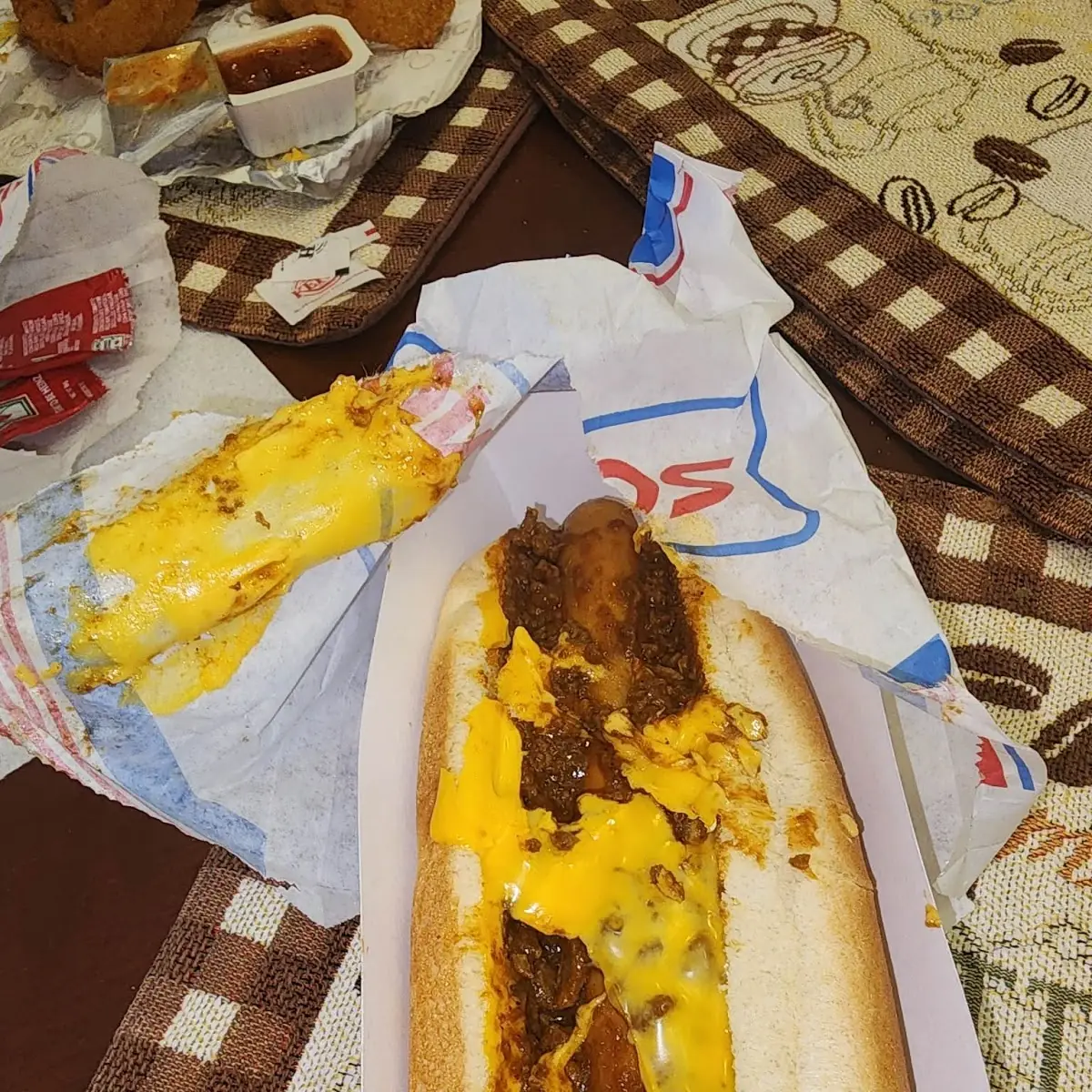 Extra Long Chili Cheese Dog