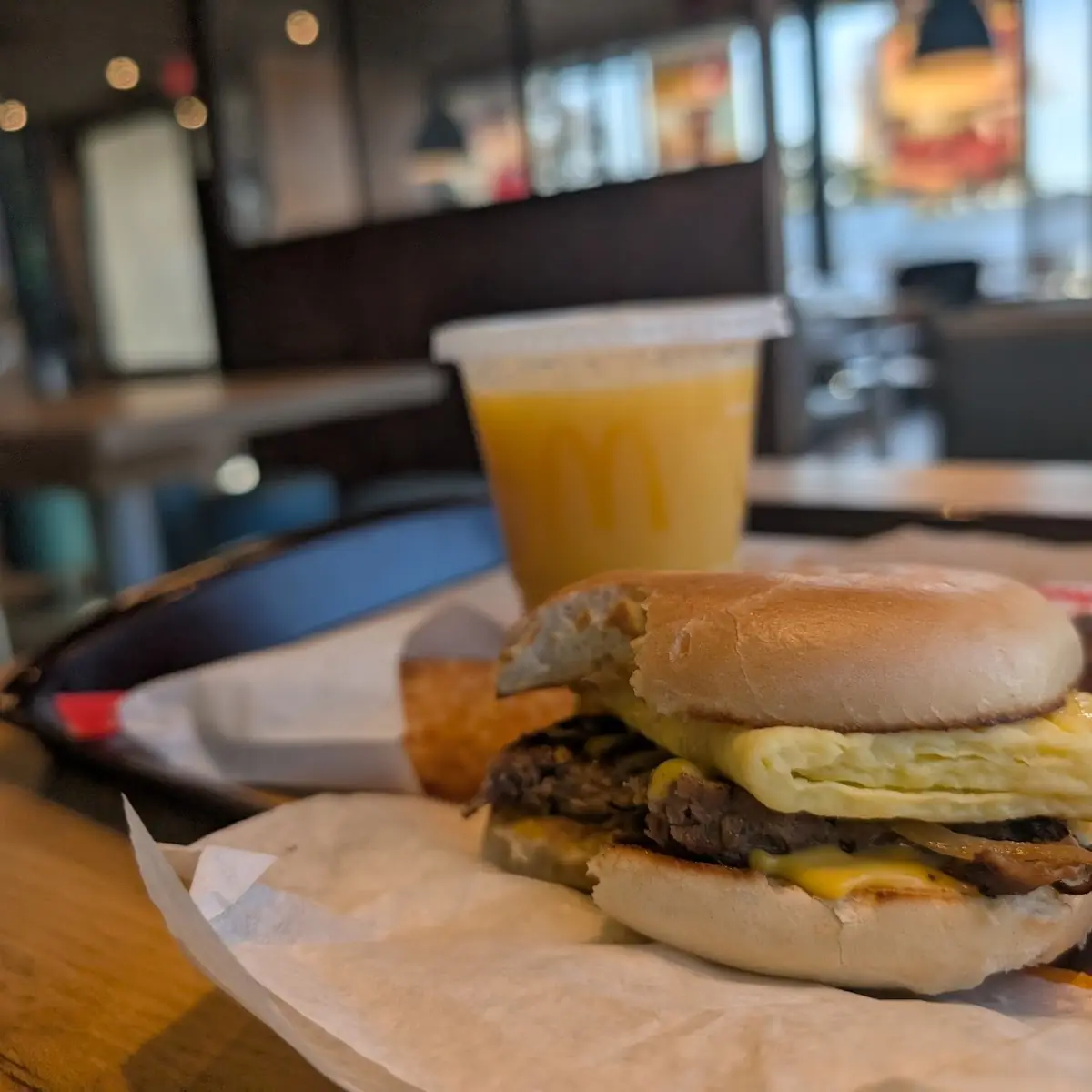 Steak Egg Cheese Bagel