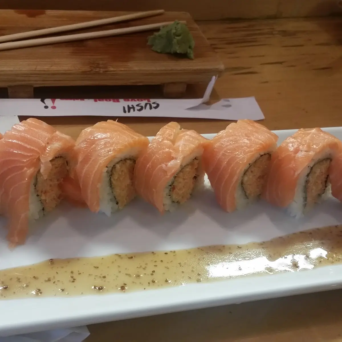 Salmon Roll Lunch Special