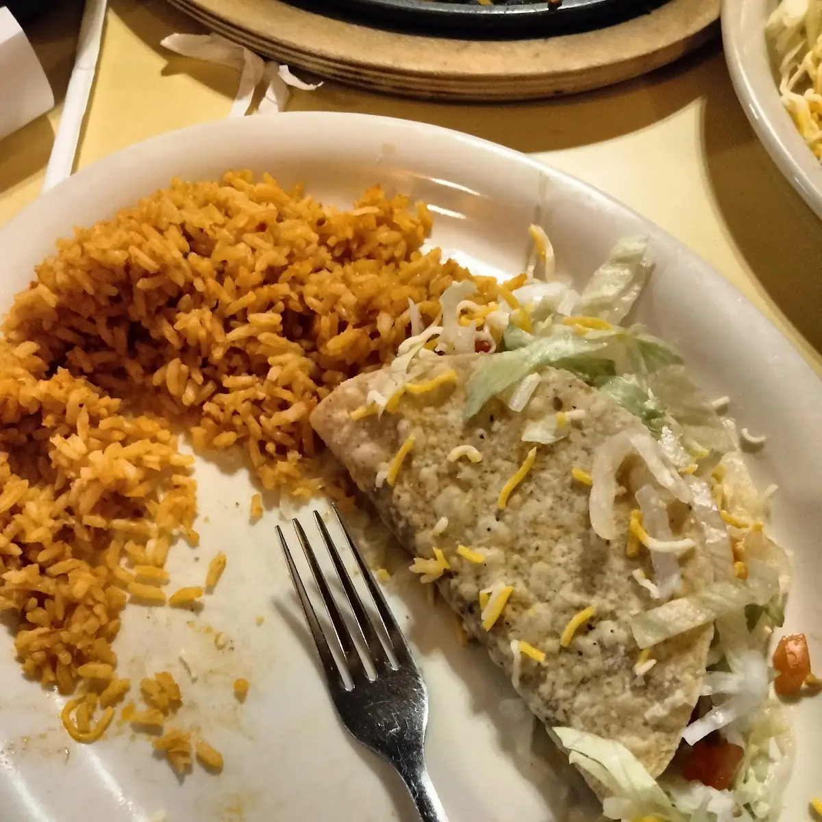 Rosa Enchilada Plate
