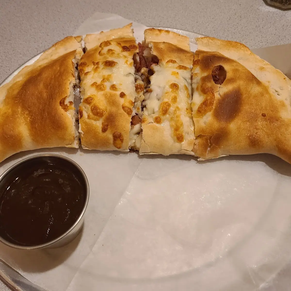 BBQ Chicken Calzone