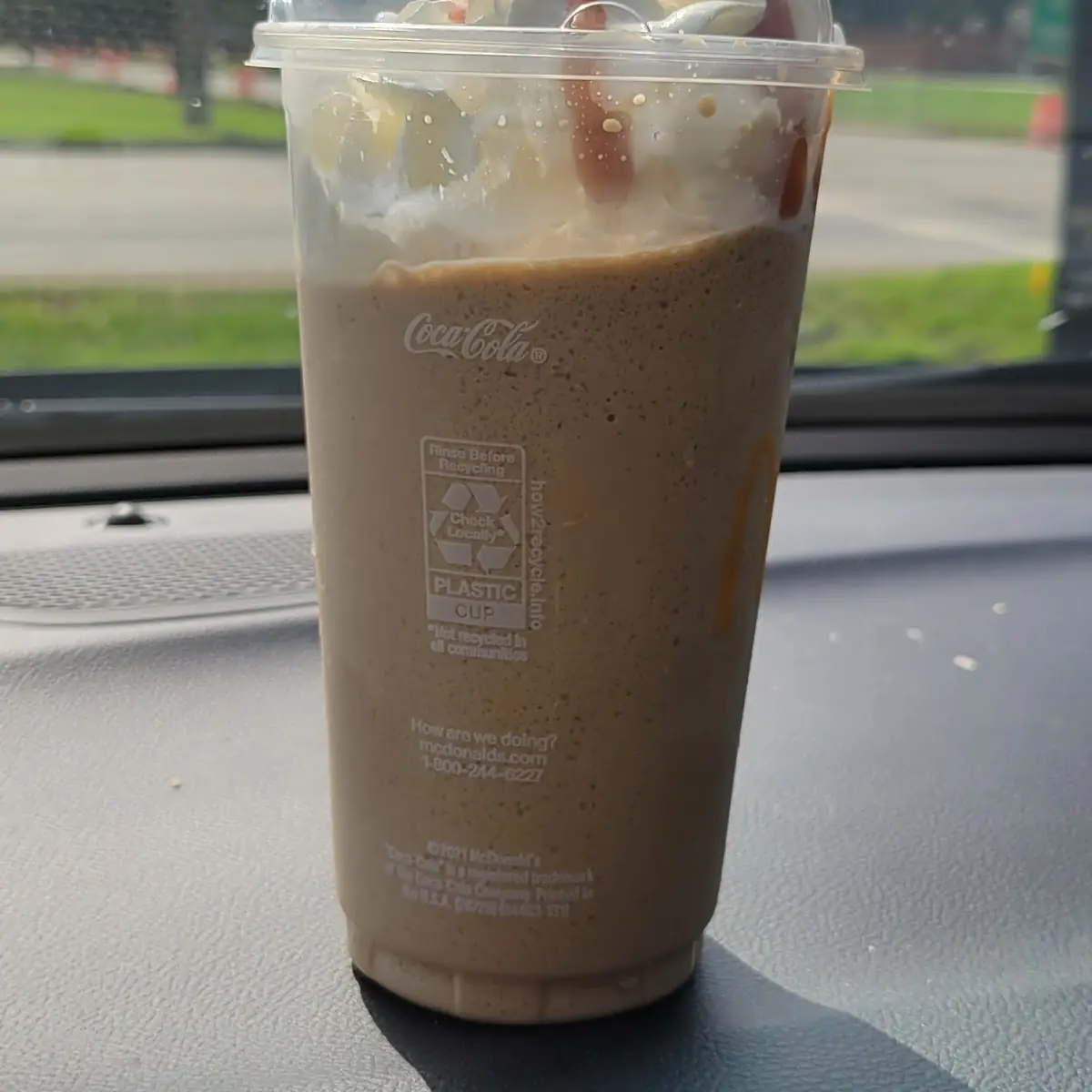 Large Caramel Frappe