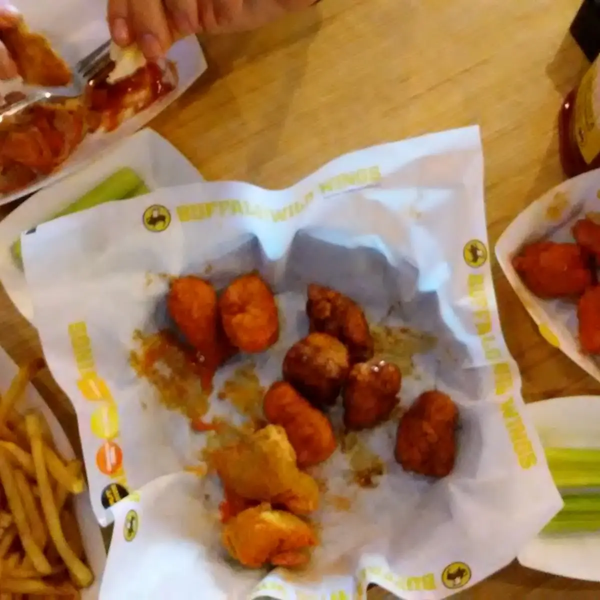 Chicken Wings and Fries