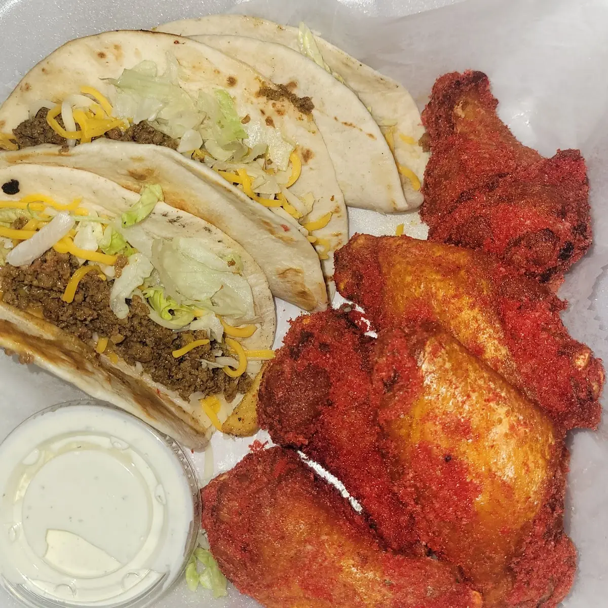 Wings 3 Tacos