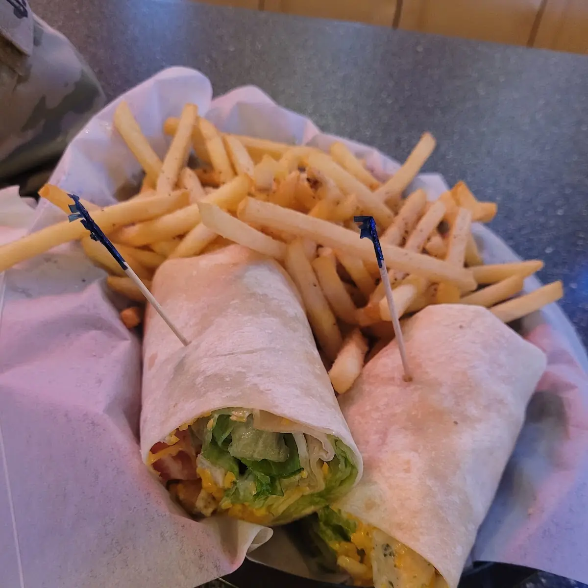 Garlic Chicken Wrap
