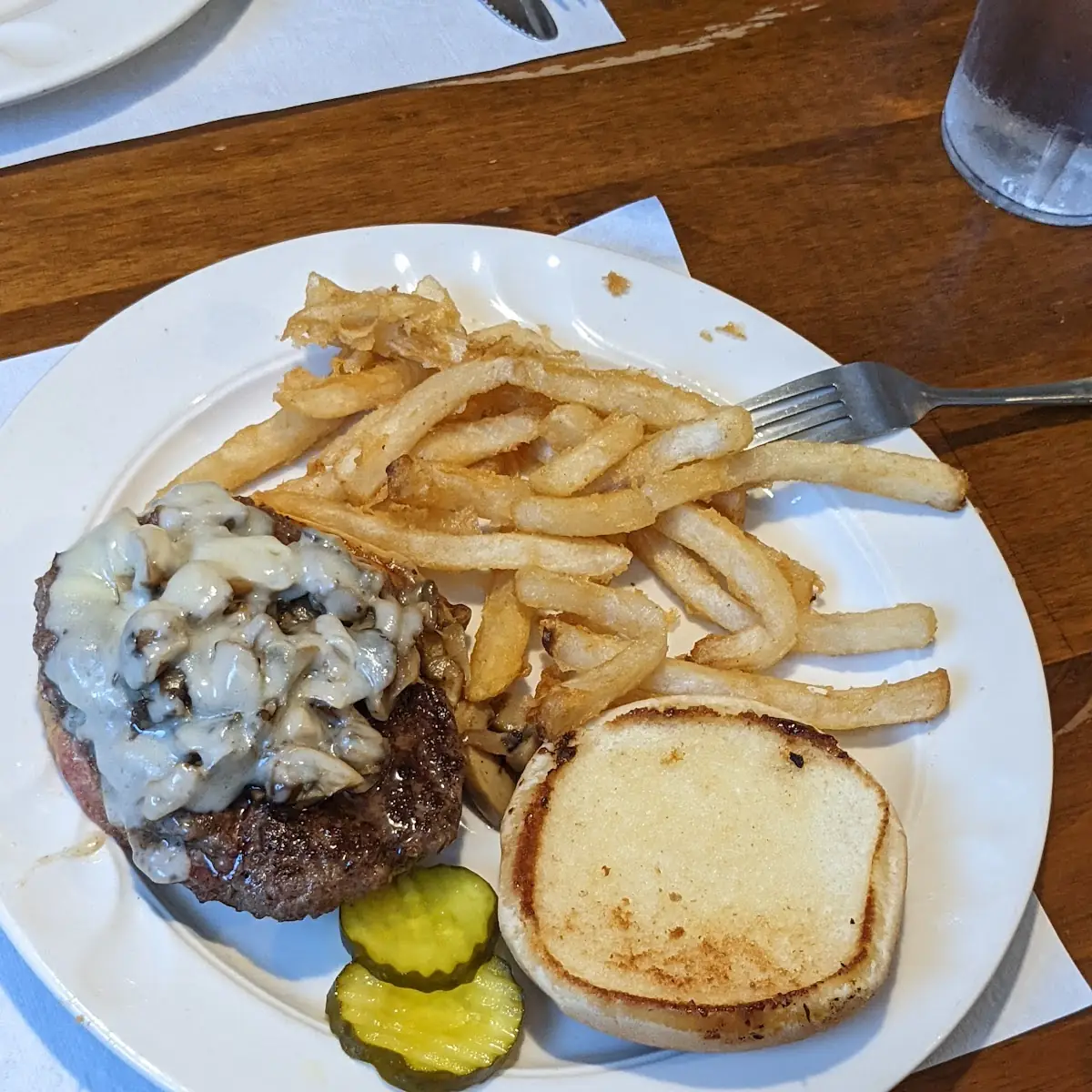 Mushroom Swiss Burger