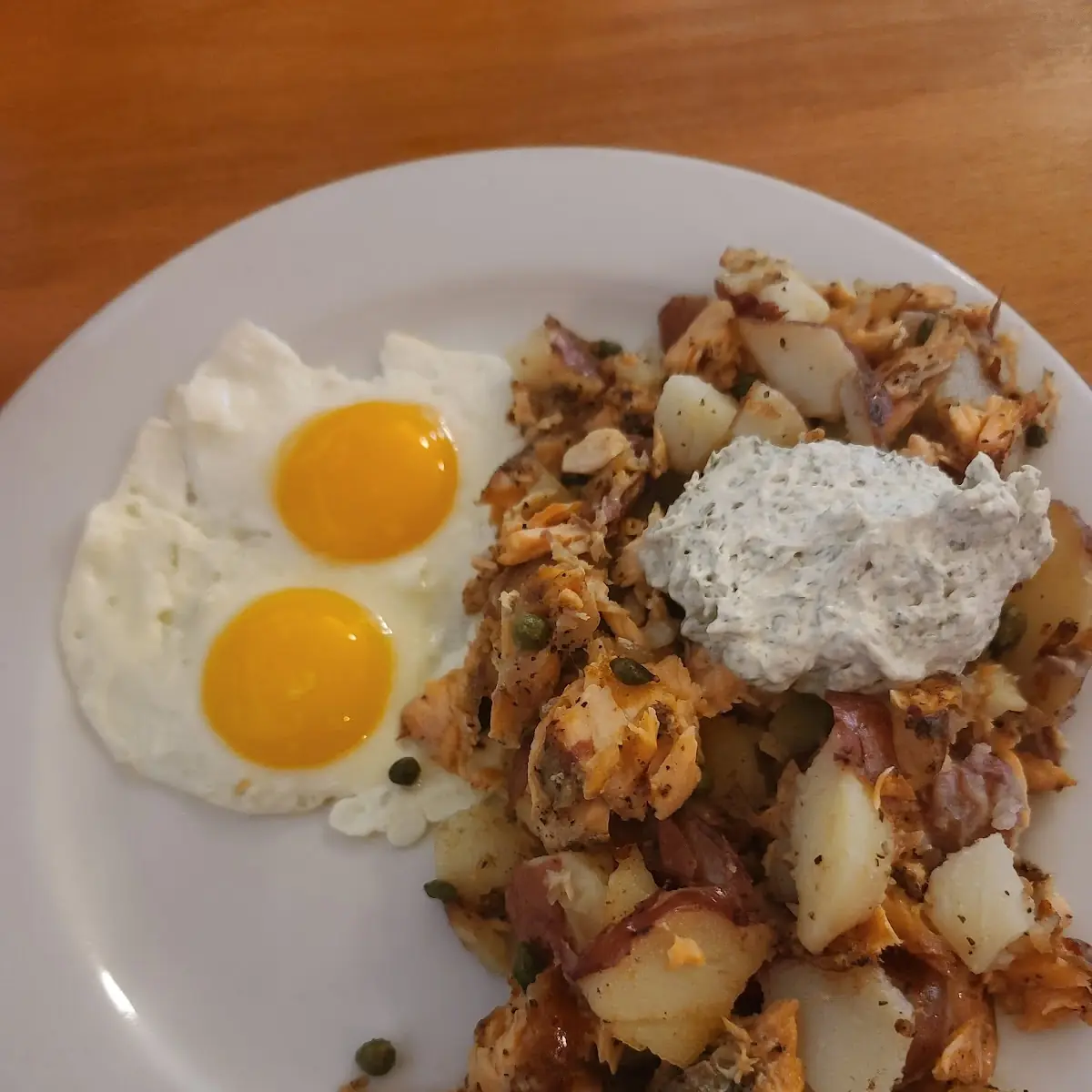 Smoked Salmon Hash