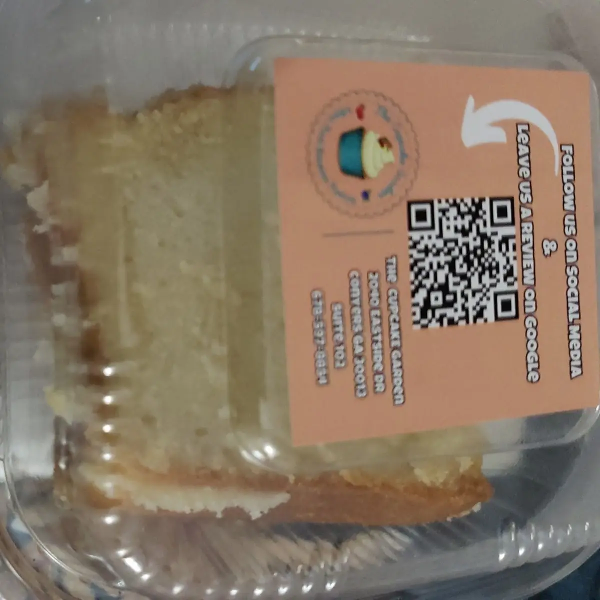 Pound Cake Slice