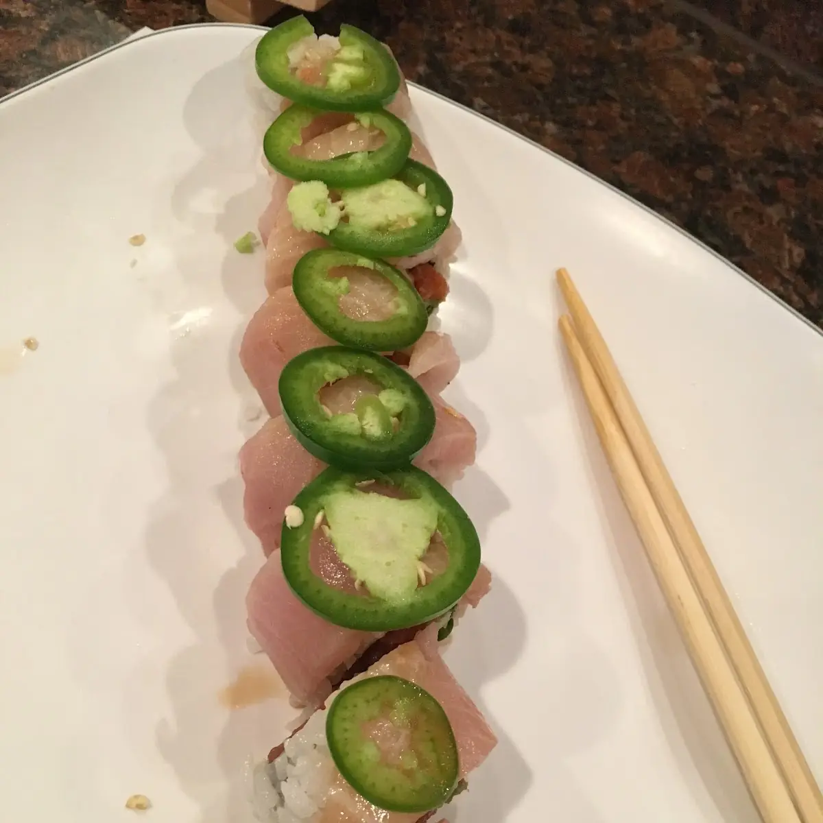 Yellowtail Jalapeño Sushi Roll