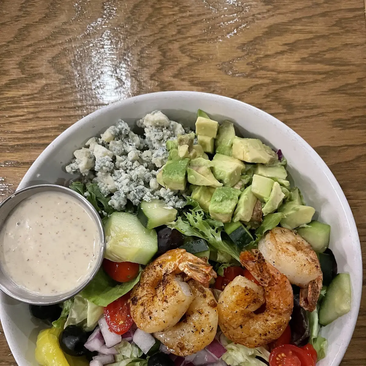 Cobb Salad with Shrimp